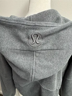 Lululemon Scuba Oversize Half 1/2 Zip Hoodie Sweatshirt Gray Grey XS/S thumbnail 6