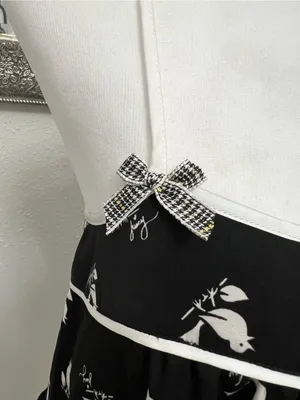 Juicy Couture Bird Print Satin Pajama Set | Cami & Shorts | Size S thumbnail 7