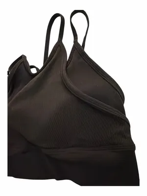 Nike Double Layer Black Sports Bra thumbnail 3