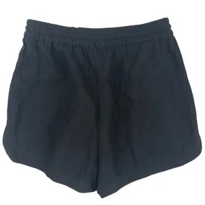 Aritzia Wilfred Bertaud Black Gauze Elastic Drawstring Lounge Sweat Shorts XS thumbnail 2