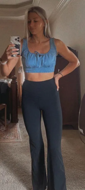 Blue Jean Crop Top thumbnail 3