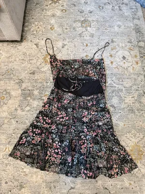 Sky to Moon Floral Dress Mini thumbnail 4
