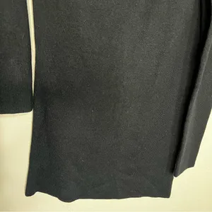 Tobi Olivia One Side Sleeve‎ Black Off Shoulder Ribbed Sweater Mini Dress thumbnail 6