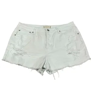 Harper Heritage White‎ Distressed Jean Shorts Size 30 Francesca's thumbnail 2
