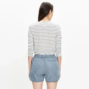 ✨Madewell Railroad Stripe Pull-On Shorts✨ thumbnail 4