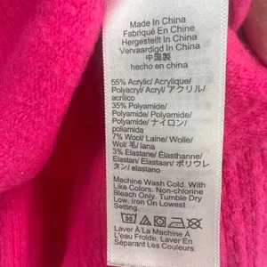 J. Crew hot pink Crewneck sweater extra-soft yarn wool style BB083 preppy small thumbnail 7