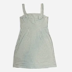 Hollister Mint Green Plaid Mini Dress (Size Small) thumbnail 7