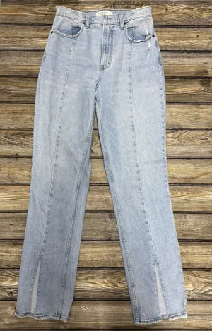 Abercrombie Curve Love 90s Straight Jeans 28/6L Ultra High Rise thumbnail 1