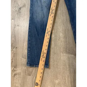 Gap Maternity Stretch Denim Jean Bib Overalls‎ Size S Pockets 27 inch Inseam thumbnail 5