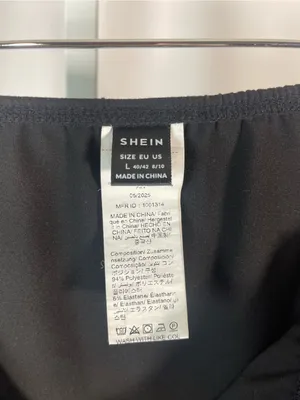 SHEIN Black Large Strapless Ruched Midi Dress Elegant Vacation Evening Solid thumbnail 4