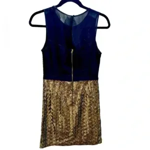 One Clothing Gold Sequin Party‎ Dress Sleeveless Cocktail Evening Mini Dress E28 thumbnail 5