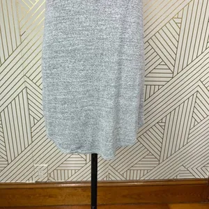 Aritzia Wilfred Free Esther Jersey‎ Knit T-Shirt Dress Marled Gray Size US Small thumbnail 7