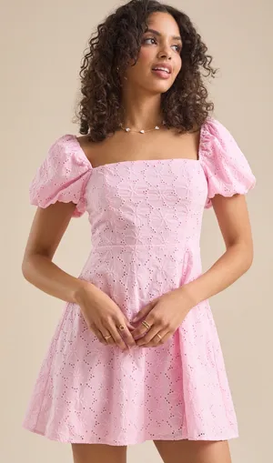 Altar'd State Pink Dress Mini thumbnail 1