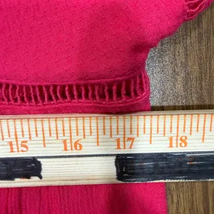 Free People V-neck 3/4 Sleeve Women’s Size M Fairy Swing Pink Dress thumbnail 7