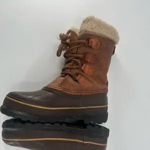 Sorel Women’s Alpine Waterproof Sherpa Lined leather Boots size 7 Duck‎ Caribou thumbnail 6