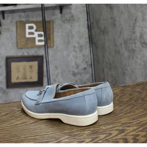 Giani Bernini Womens Lesleee Slip-On Memory Foam Loafers Light Blue Suede 6M thumbnail 2