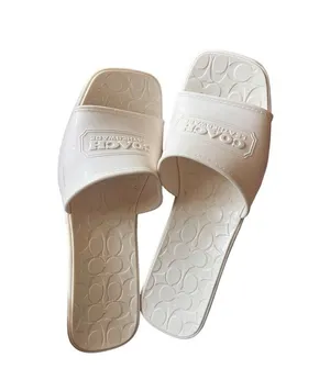Coach Scarlett sandal cream color women's size 8 thumbnail 1