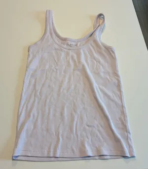 Old Navy Ribbed Tank Top Lavender Purple Spaghetti Strap Casual‎ large tall thumbnail 1