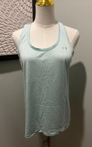 Under Armour Women’s Mint Green Performance Racerback Tank thumbnail 1