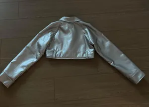 I.AM.GIA Cropped Silver Jacket thumbnail 4