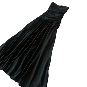 NIA Santal Revolve Black Strapless Midi Dress thumbnail 8