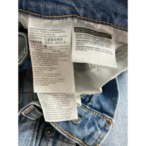 Levi's Women's Blue Cuffed High Waisted Medium Wash Denim Jean Shorts Size 26 thumbnail 5