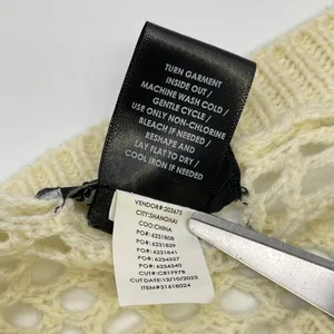 Social Collision Womens Star Mesh Crochet Sweater Size M‎ Edgy Indie Goth Grunge thumbnail 8