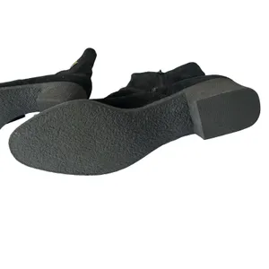 Salvatore Ferragamo Black Suede Ankle Boots Size 8.5 AA Narrow Heels Italy Lux thumbnail 6