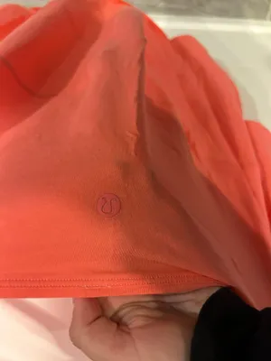 Lululemon Raspberry Cream T shirt thumbnail 3