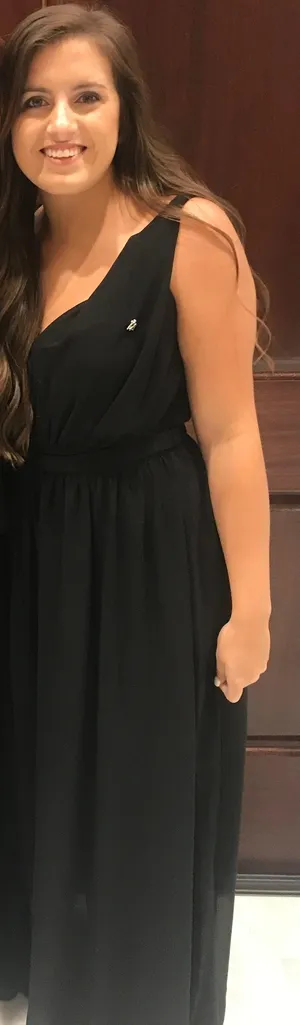 EXPRESS Long Black Formal Dress thumbnail 1