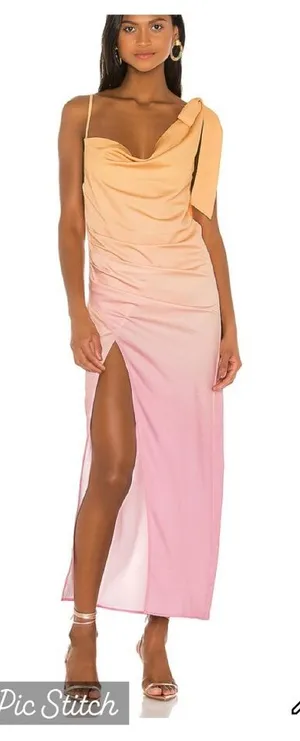 Lovers + Friends Isadora Slip Dress Ombre Maxi thumbnail 1