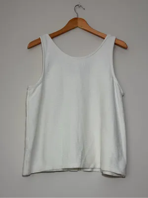 Madewell Ottoman Jacquard Button Front Tank thumbnail 4