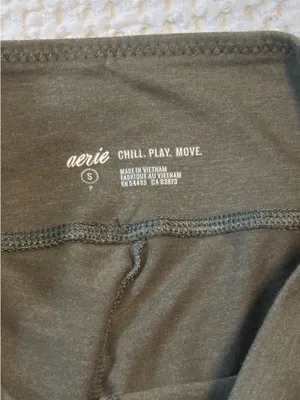 Aerie Olive Green Leggings thumbnail 3