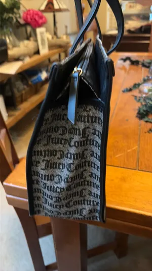 Juicy Couture Black and Grey Logo Tote thumbnail 4