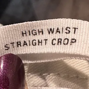 Loft High Waist Straight Crop Distresssed Denim‎ Jeans Size 32 thumbnail 4