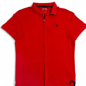 Mens Red Polo ✦ Open To All Offers ✦ Bundle Measurements: Used Excellent Condition Mens Express Classic Red and Black Custom Fit Size Small ——— TAGS ——— #Express #Casual #Polo #Y2K #Formal thumbnail 1
