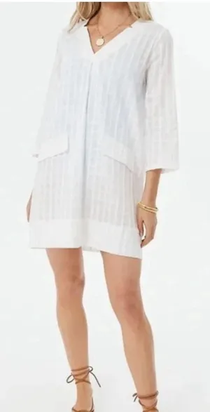 Tuckernuck Pomander Place Mini Carolina Caftan Coverup Dress Size Medium thumbnail 1