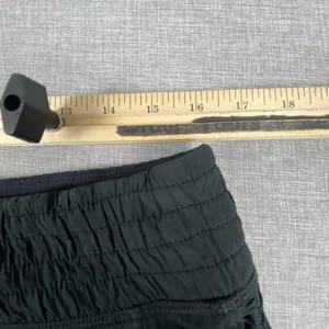 Lululemon Shorts Womens 8 Black 3 In Running Lined Elastic Waist Pockets thumbnail 3