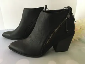 Black Ankle Boots, Size 9 1/2 thumbnail 2