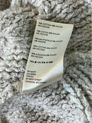 Free People Cotton Chunky Knit Oversized Open Knit Sweater size small 🤍 thumbnail 7