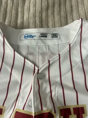 Alpha phi baseball jersey White Size L thumbnail 2