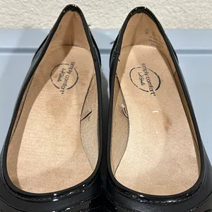 Simply Comfort Life Stride Black Slip On Wedges thumbnail 3
