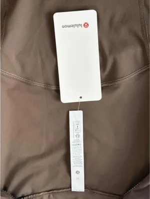 Lululemon Brown Matching Activewear Set Zip Jacket and High-Waist Leggings Size thumbnail 7
