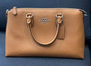 Tan Coach Saddle Bag thumbnail 1