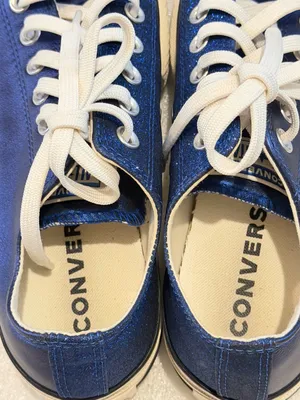Converse White Canvas Low-Top Sneakers thumbnail 3