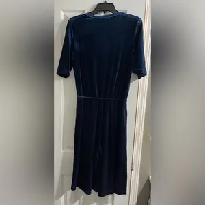 The Fifth Label Crystal Vision‎ Navy Velvet Jumpsuit Women's Size Small thumbnail 4