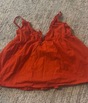 Aritzia Wilfred red babydoll tank thumbnail 1
