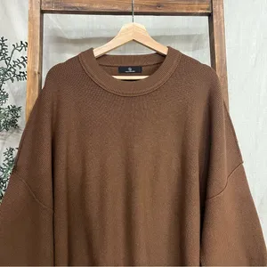 LILLUSORY Brown Oversized Batwing Sweater Size undefined thumbnail 4
