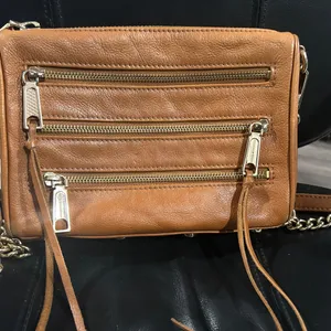 Rebecca Minkoff Tan Leather Crossbody Bag thumbnail 1