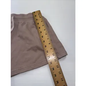 YoungLA Women's Draw String Sweat Shorts Light Pink XL 1.5" Inseam Flawed thumbnail 5